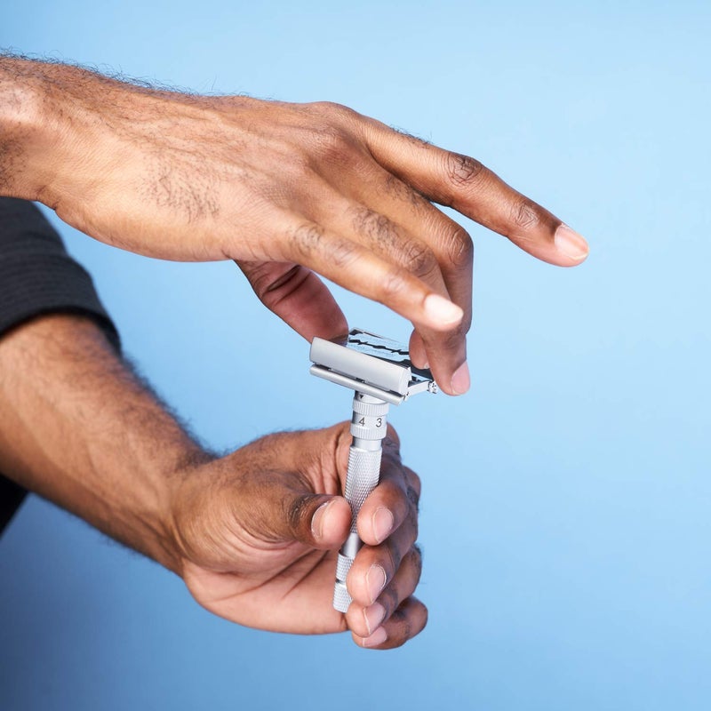 rockwell razors Precision-Crafted Swedish Stainless Steel Double-Edge Safety Razor Blades - Superior Sharpness for Smooth, Close Shaves - 20 Blade Pack - Image 4